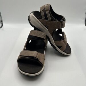 Kuru Women's Tread Sandal,multisport,Cedar Brown,Vanilla Cream,SZ: 6M